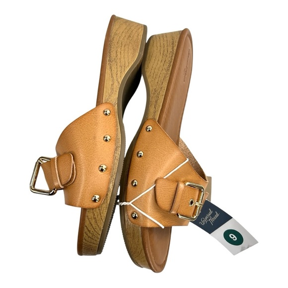 Universal Thread Women's Kora Cognac Slide Sandals Size 9 NWT - Picture 7 of 9